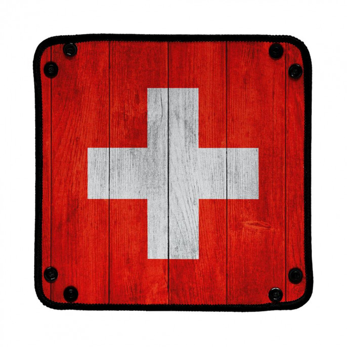 Piste de dés : Wood Swiss Flag