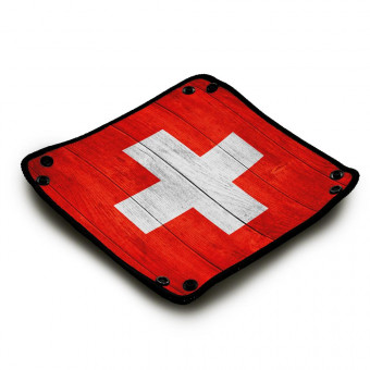 Piste de dés : Wood Swiss Flag