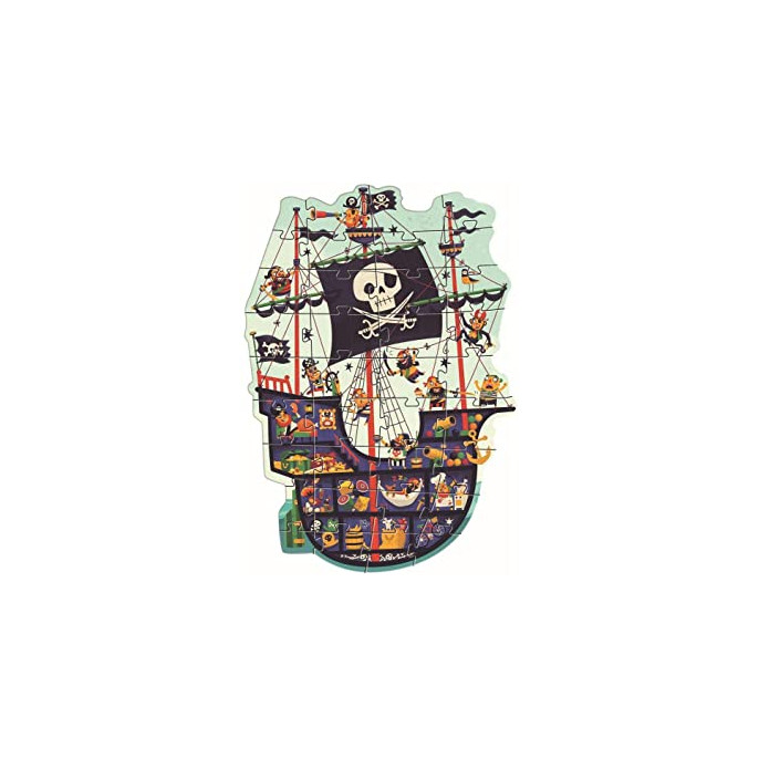 Puzzle Géant : 36 pièces - Le bateau des pirates