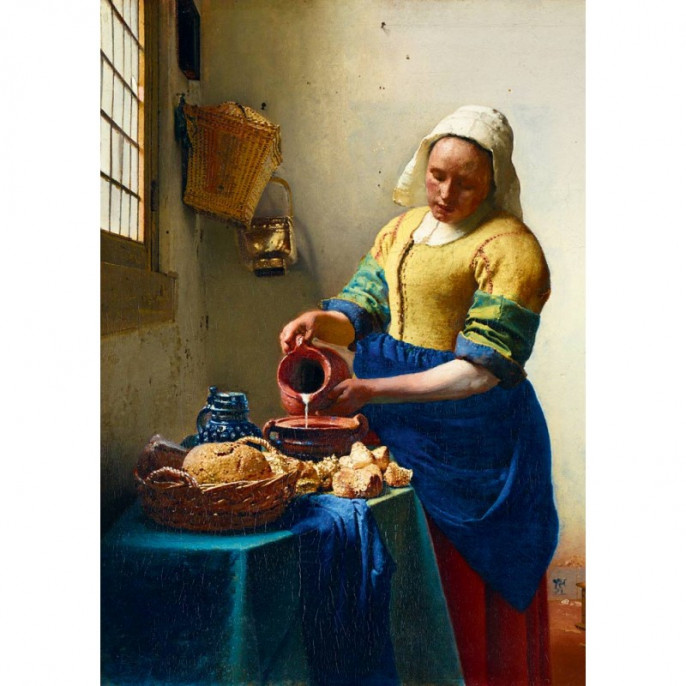Puzzle : 1000 pièces - Johannes Vermeer - La Laitière