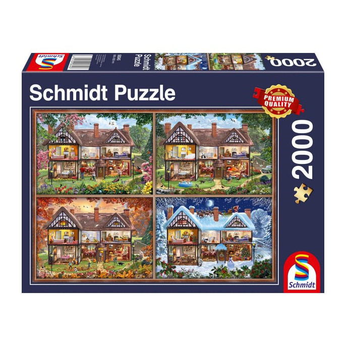 Puzzle : 2000 pièces - Maison des Quatre Saisons