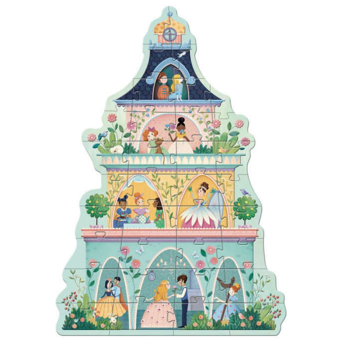 Puzzle Géant : 36 pièces - La Tour des Princesses