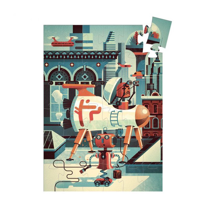 Puzzle : 36 pièces - Bob le Robot