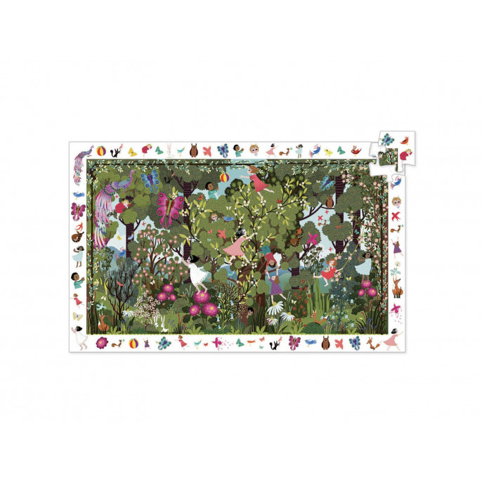 Puzzle : 100 pièces - Jeux au Jardin