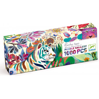 Puzzle : 1000 pièces - Rainbow Tigers