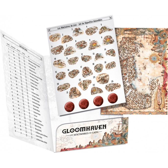 Gloomhaven : Jaws of the Lion - Autocollants repositionnables