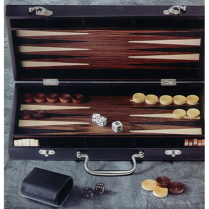 Backgammon en Bois 38x45cm