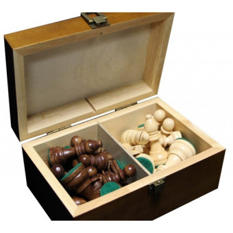 Pièces d'Echec T3 avec coffret de rangement en bois