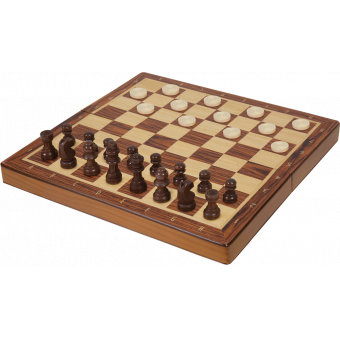 Jeu d'Échecs et de Dames Pliable