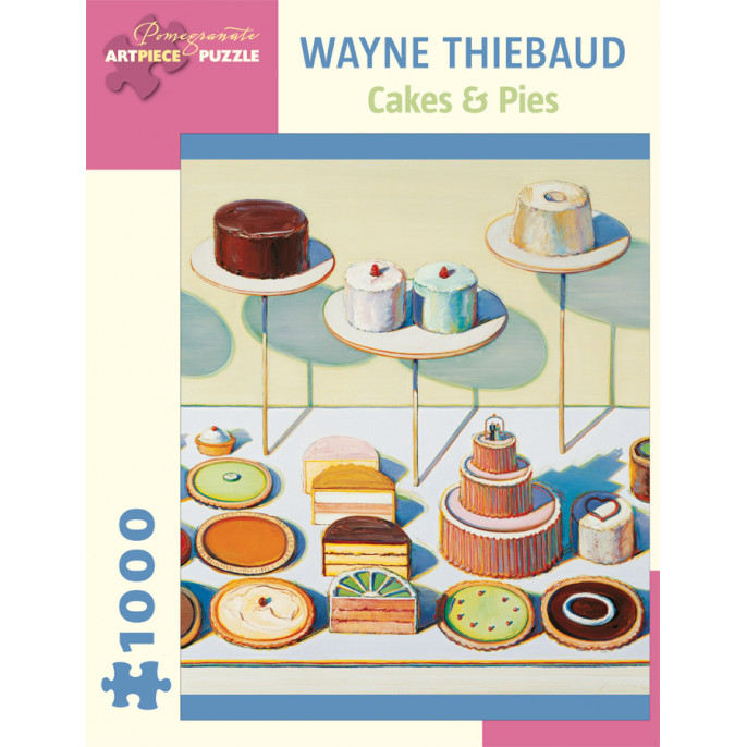 Puzzle : 1000 pièces - Wayne Thiebaud - Cakes and Pies