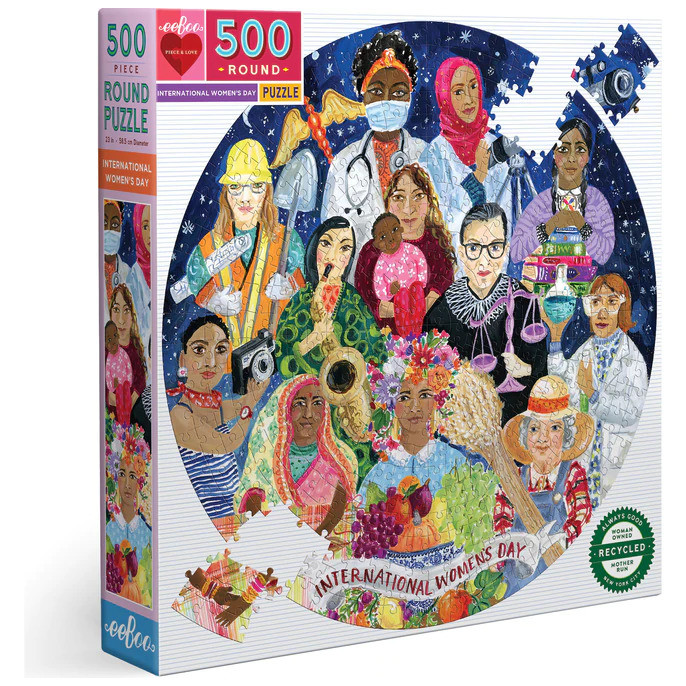 Puzzle : 500 pièces Rond - International Women's Day