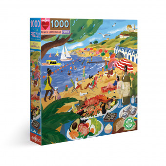 Puzzle : 1000 pièces - Beach Umbrellas