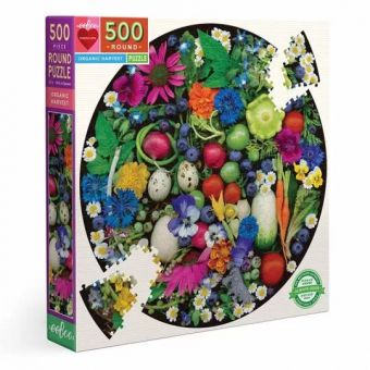 Puzzle : 500 pièces Rond - Organic Harvest