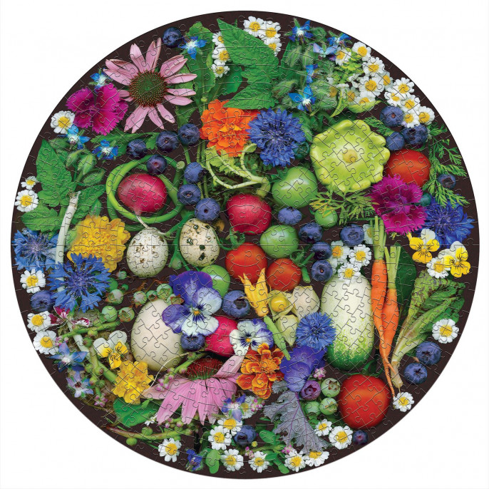 Puzzle : 500 pièces Rond - Organic Harvest