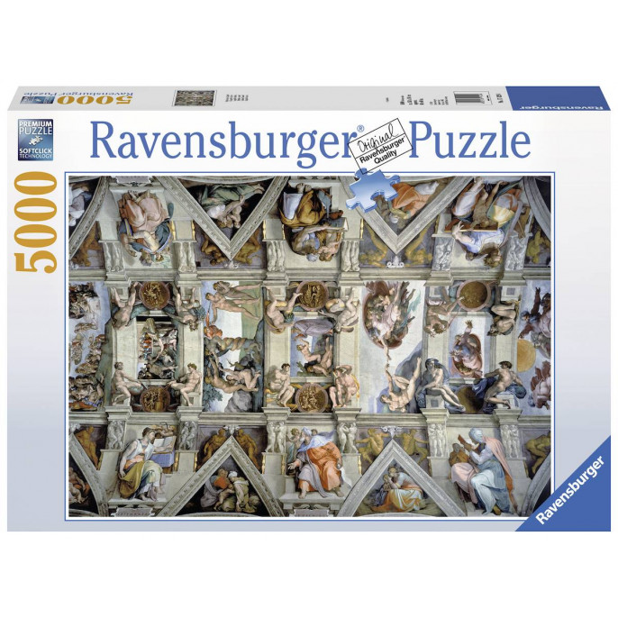 Puzzle : 5000 pièces - Chapelle Sixtine