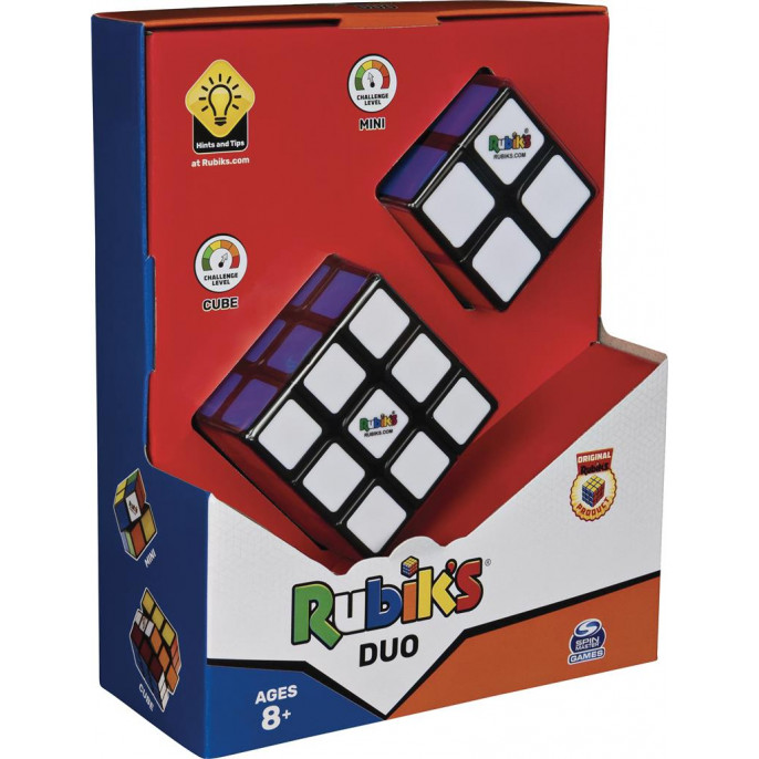 Acheter Rubik's Cube Coffret Duo 3x3 + 2x2 - - Jeux de société - Le Passe  Temps