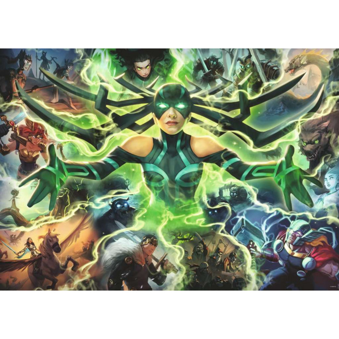 Puzzle : 1000 pièces - Marvel Villainous - Hela