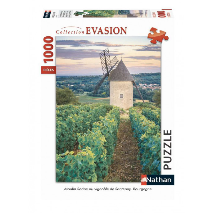 Puzzle : 1000 pièces - Moulin Sorine du vignoble de Santenay
