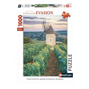 Puzzle : 1000 pièces - Moulin Sorine du vignoble de Santenay