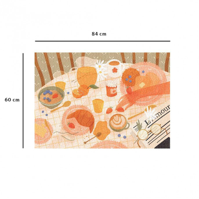 Puzzle : 1500 pièces - Florence Sabatier - Le petit-déjeuner