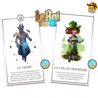 Le Roi des 12 : Extension Personnages