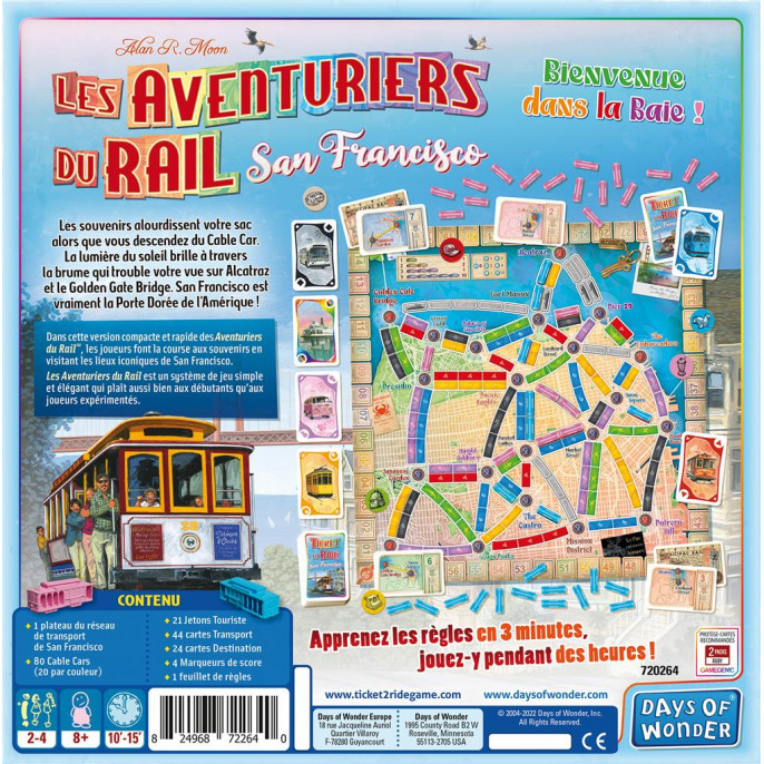 Les Aventuriers du Rail : San Francisco