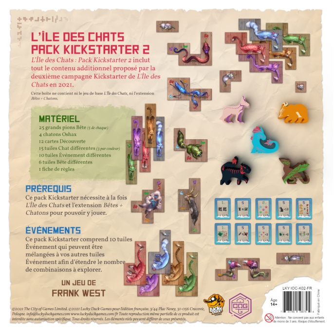 L'Île des Chats : Pack Kickstarter 2