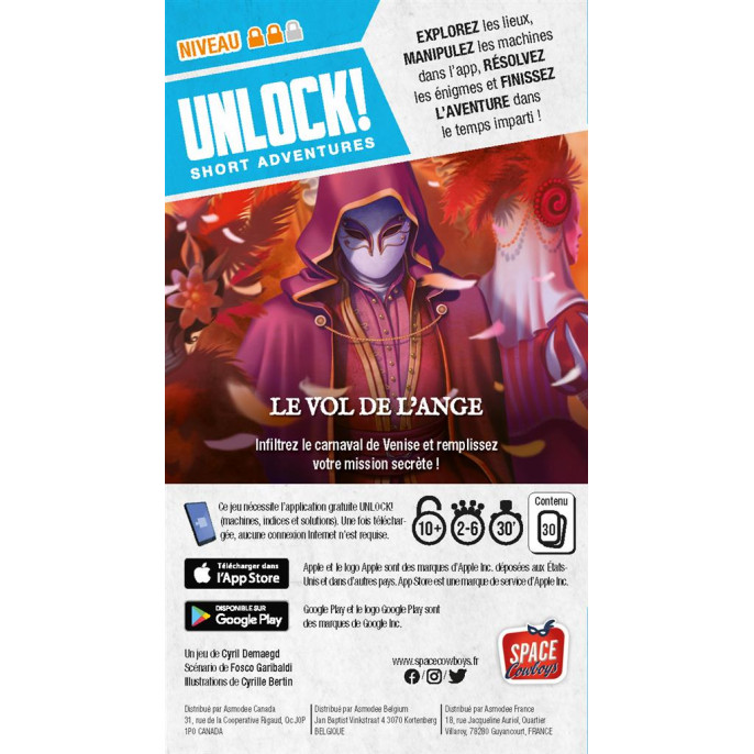 Jeu d'ambiance Asmodee Unlock! Short Adventure 1 : Panique en cuisine