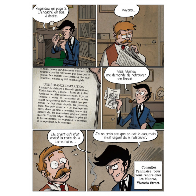 Sherlock Holmes : La BD dont vous êtes le Héros : Ténèbres sur Londres