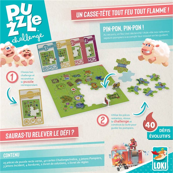 Puzzle Challenge : Pompiers à la Rescousse