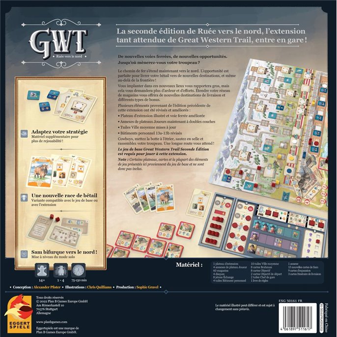 Great Western Trail : Ruée vers le Nord - Seconde Édition