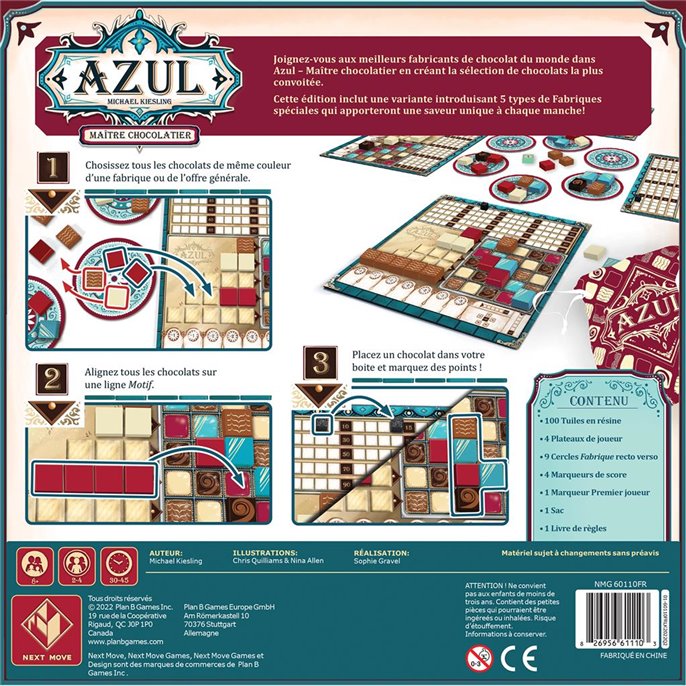 Azul : Version Chocolat