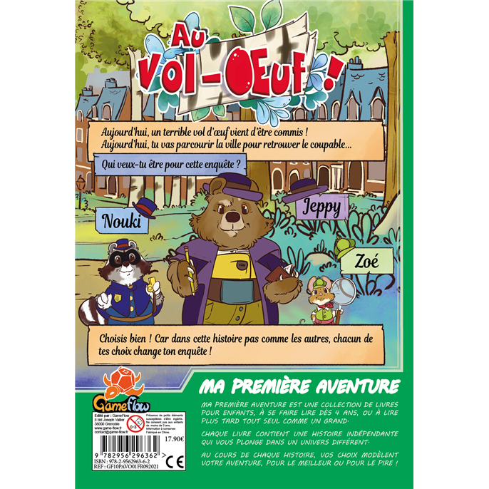 Ma Première Aventure : Au Vol-œuf !