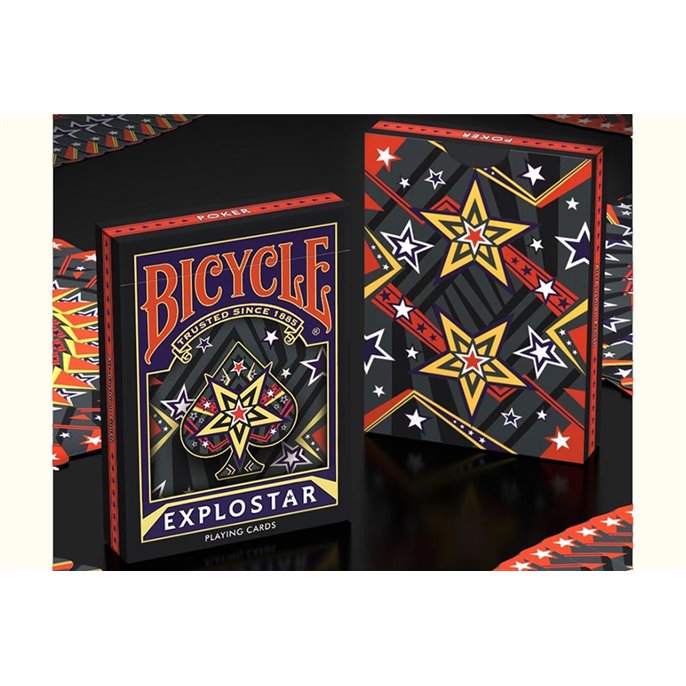 54 cartes Bicycle : Explostar