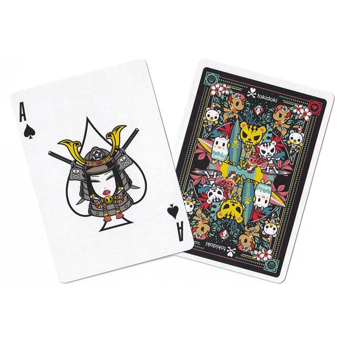 54 cartes Bicycle : Tokidoki Noir