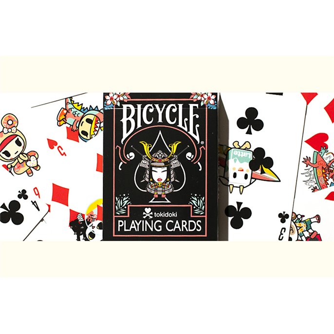 54 cartes Bicycle : Tokidoki Noir