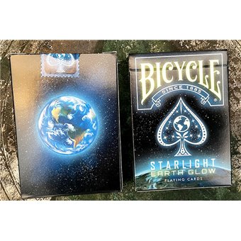 54 cartes Bicycle : Starlight Earth Glow