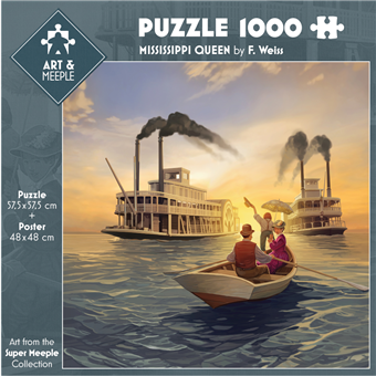 Puzzle : 1000 pièces : Mississippi Queen