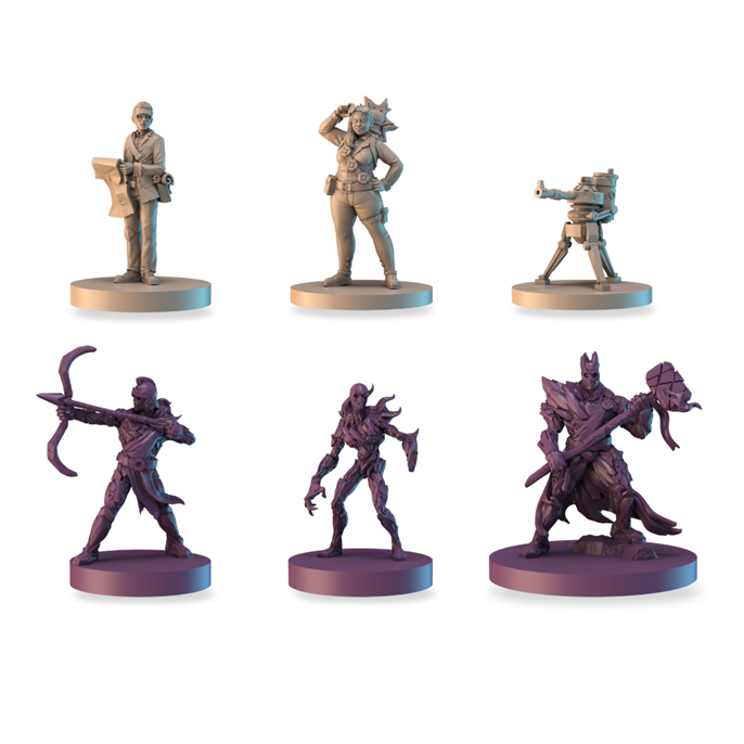 Sub Terra 2 : Figurines pour L'Éveil du Typhon