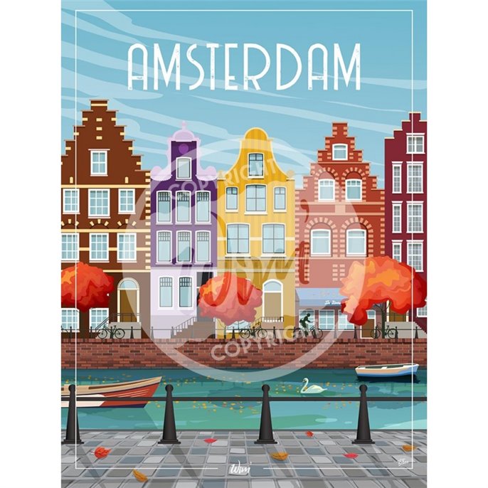 Puzzle 1000 pièces : Amsterdam