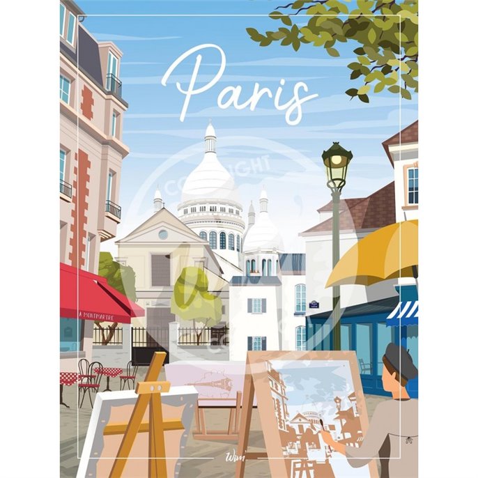 Puzzle 1000 pièces : Paris Montmartre