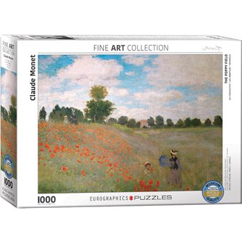 Puzzle : 1000 pièces - Claude Monet - Les Coquelicots