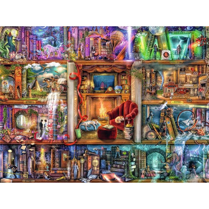 Puzzle : 1500 pièces - La Grande Bibliothèque