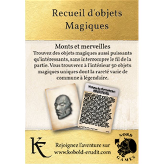 Recueil d'objets Magiques : Anneaux et Objets Merveilleux
