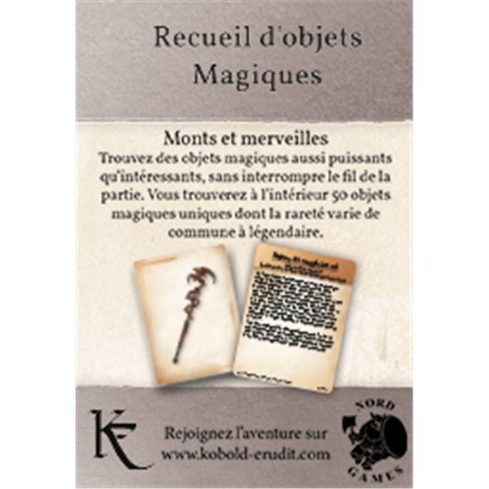 Recueil d'objets Magiques : Sceptres, Bâtons et Baguettes