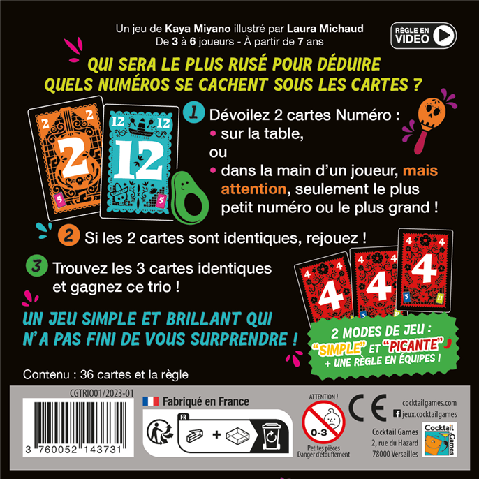 Lot 10 jeux 54 cartes - Jeux de société pas cher