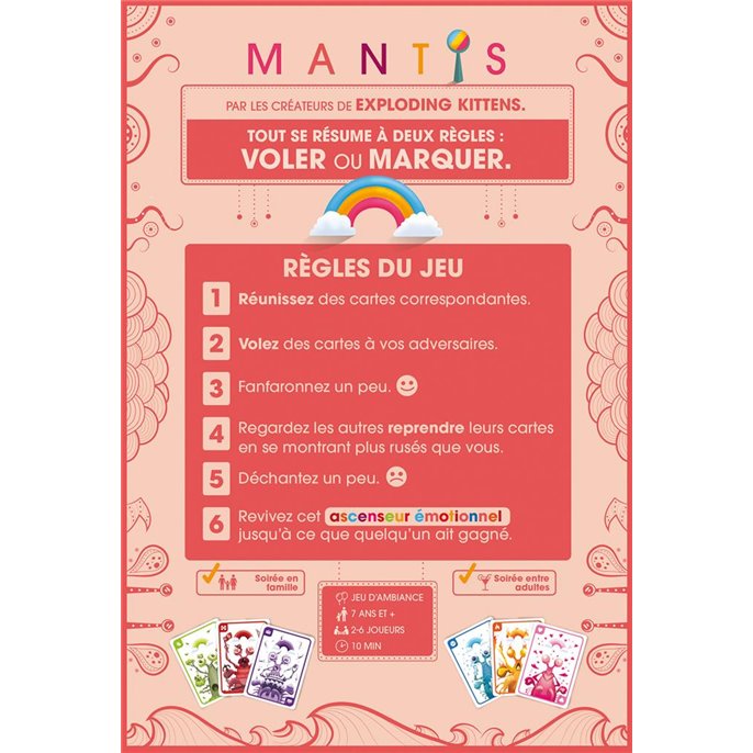 Mantis Falls - meilleure affaire et prix sur les jeux de société