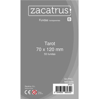 Protège-cartes : 70x120mm Zacatrus - Lot de 55