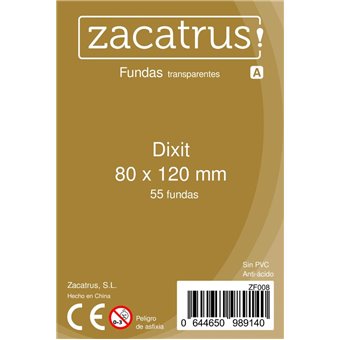 Protège-cartes : 80x120mm Zacatrus - Lot de 55