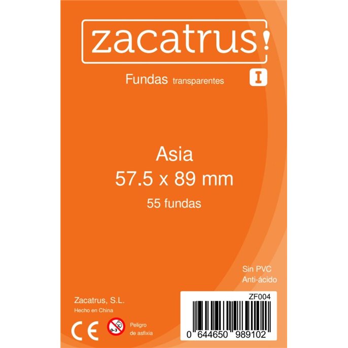 Protège-cartes : 57x89mm Zacatrus - Lot de 55
